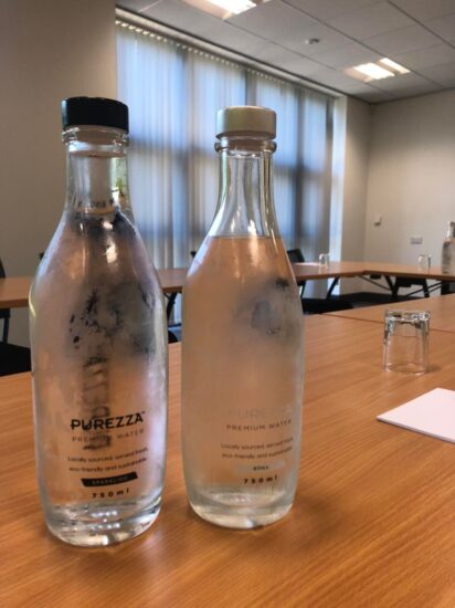 image of bottles of water